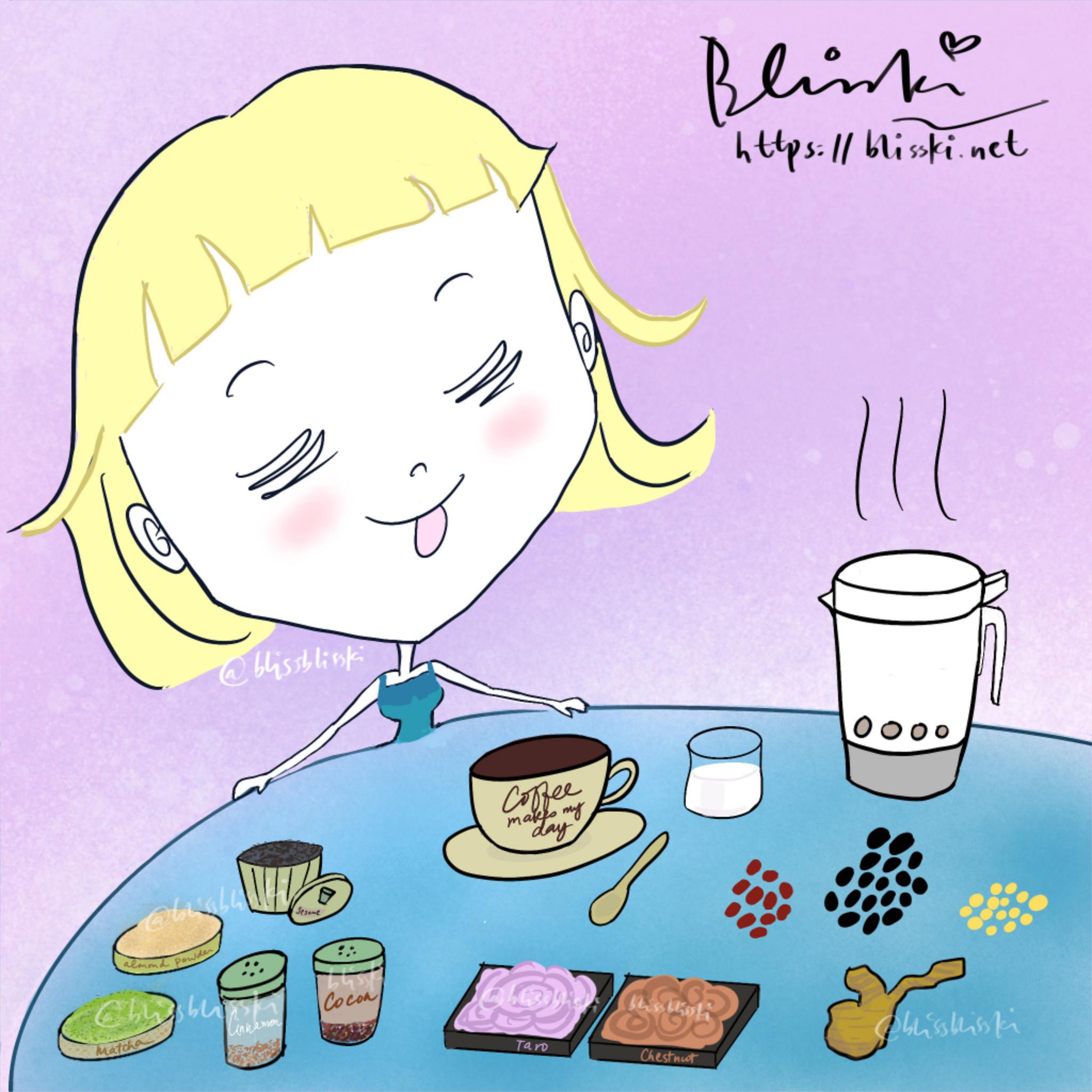 Freshly-made healthy Soy milk  